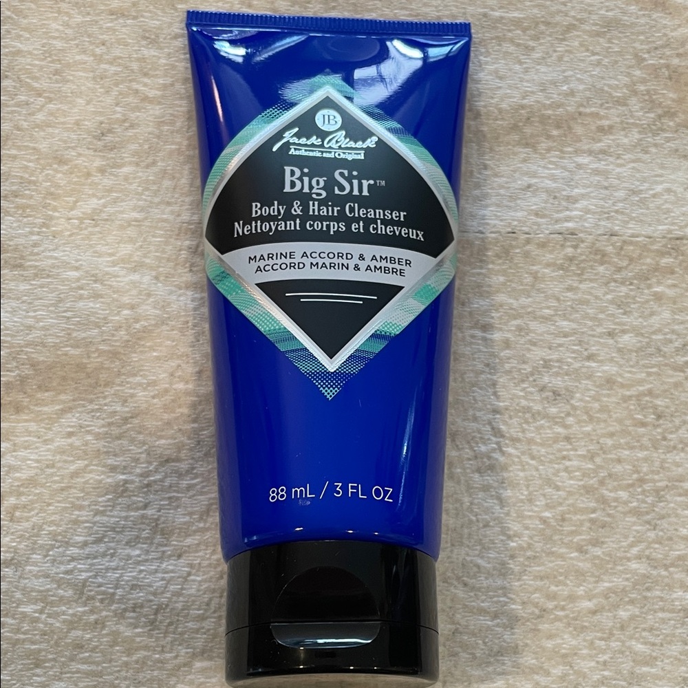 3/$25🛍️ Big Sir Body & Hair Cleanser, blue, marine accord and amber, new! 3oz